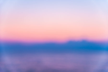 Beach blur background - vintage filterの写真素材