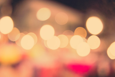 Abstract blur shopping mall background - vintage filterの写真素材