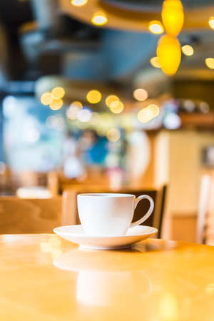 Coffee cup in cafe shopの写真素材