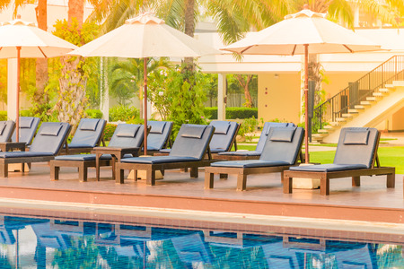 Bed pool - vintage filter effectの写真素材