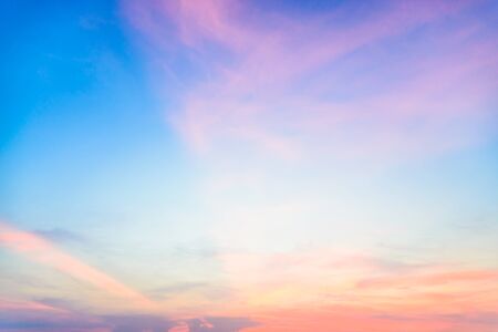 Twilight cloud on sky - filter effectの写真素材