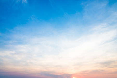 Vintage sun and cloud background - vintage filterの写真素材