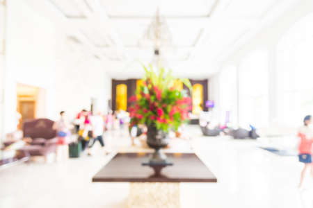 Abstract blur lobby backgroundの写真素材