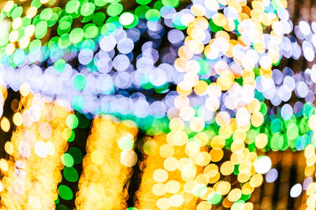 Christmas Bokeh background - Vintage effect style picturesの写真素材