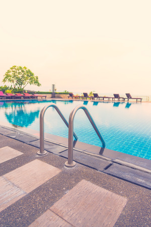 Stair pool - filter effect processingのeditorial素材