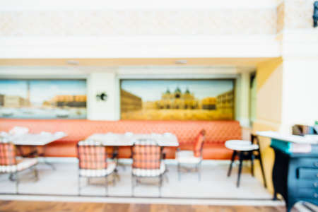 Abstract blur restaurant - filter effect processingの写真素材