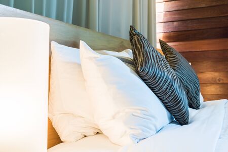 Pillow bedroomの写真素材