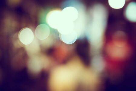 Abstract blur bokeh - vintage filterの写真素材