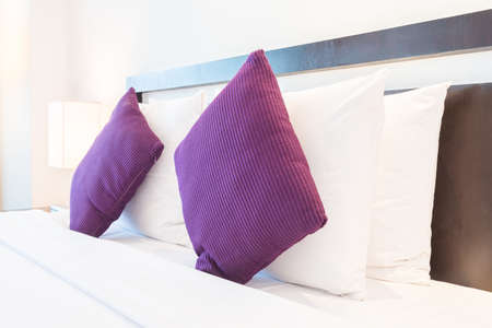 Bed pillowの写真素材