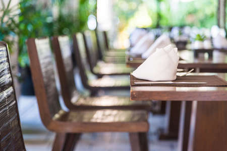 Table dinner setの写真素材