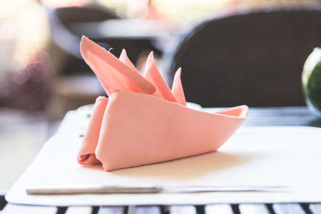 Table set for dinnerの写真素材