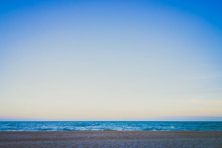 Vintage beach - vintage  dark filter style processingの写真素材