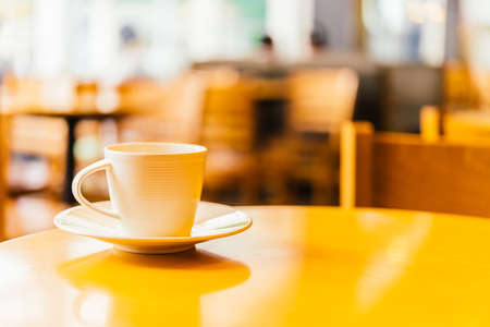 Coffee cup in cafe shop - vintage effect style picturesの写真素材