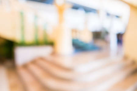 Abstract blur bokeh background - vintage filterの写真素材