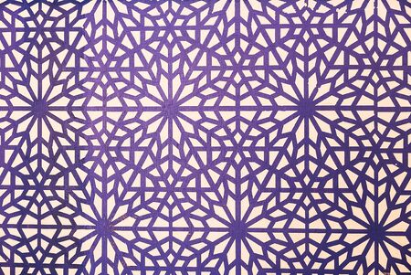 Morocco tiles background texturesの写真素材