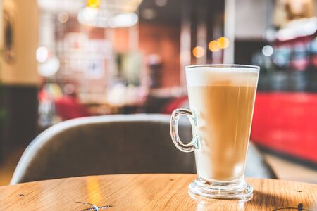 Coffee cup in coffee shop - vintage effect style pictures