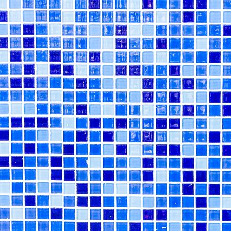 Colorful mosaic tiles textures wall backgroundの写真素材