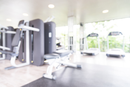 Abstract blur fitness gym backgroundの写真素材