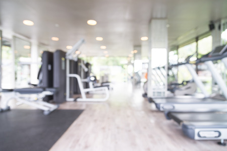 Abstract blur fitness gym backgroundの写真素材