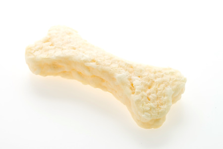 Dog food , bone toy for dog isolated on white background
