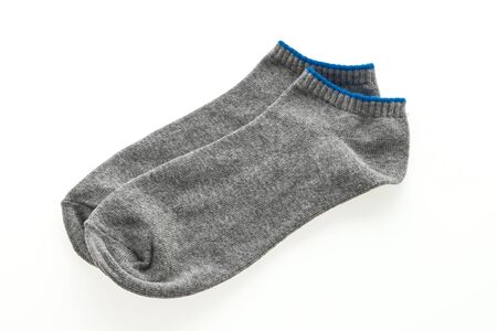 Socks isolated on white backgroundの写真素材