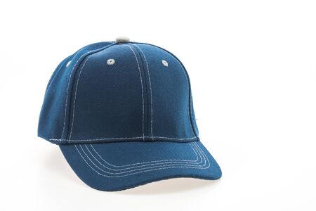 Baseball cap isolated on white backgroundの写真素材