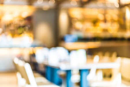 blur restaurant backgroundの写真素材