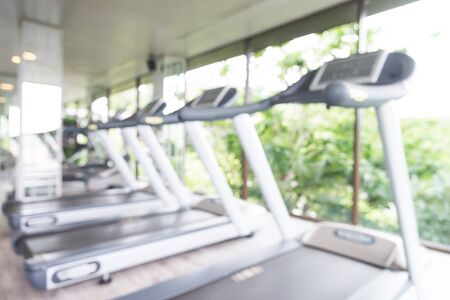 Abstract blur fitness gym background