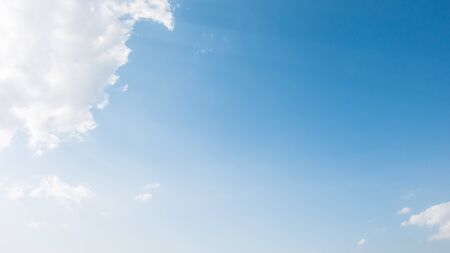 Cloud on blue sky backgroundの写真素材