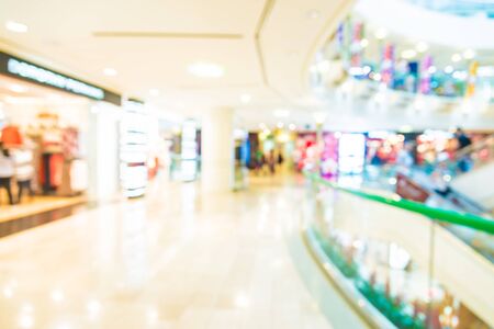 Abstract blur shopping mall backgroundの写真素材