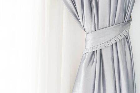 Curtain window - Light filter processing styleの写真素材