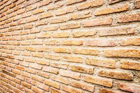 Old Brick wall textures background - vintage filterの写真素材