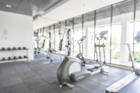 Abstract blur gym backgroundの写真素材