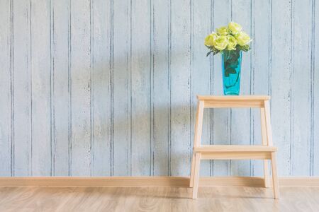 Vase flower for decoration interior room - Light vintage tone filter processing