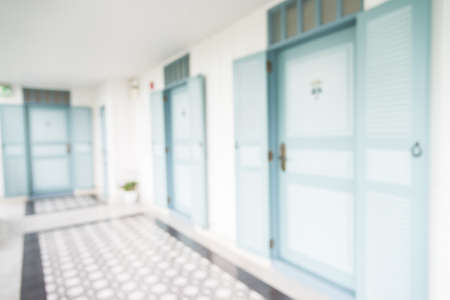 Abstract blur hotel backgroundの写真素材