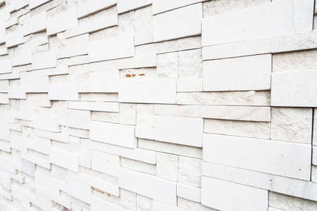 White brick wall textures backgroundの写真素材
