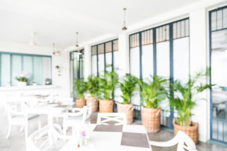 Abstract blur restaurant backgroundの写真素材