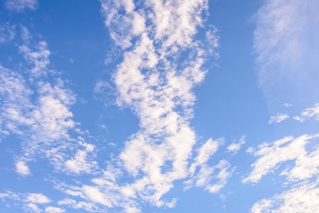 Cloud on blue sky background
