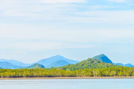 Beautiful tropical island and sea in thailandの写真素材