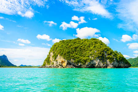 Beautiful tropical island , beach , sea , and oceanの写真素材