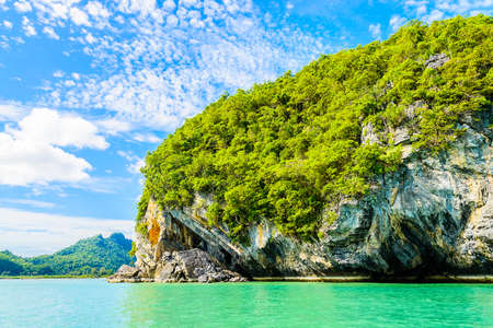 Beautiful tropical island , beach , sea , and oceanの写真素材