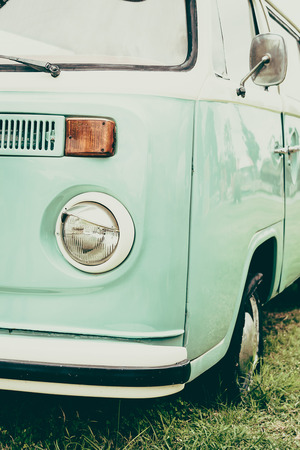 Headlight lamp car - vintage filter effectのeditorial素材