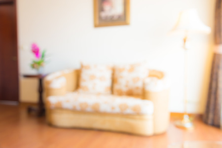 Abstract blur livingroom interior backgroundの写真素材