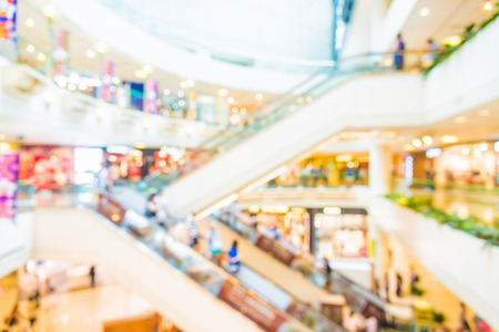 Abstract blur shopping mall backgroundの写真素材