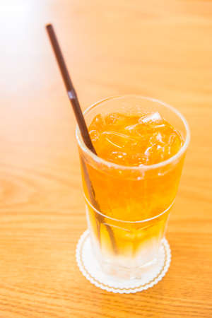 Lychee juice glassの写真素材