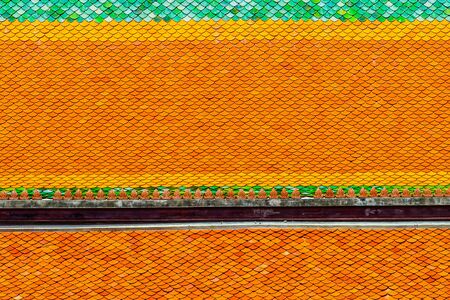 Architecture roof of temple in thai styleの写真素材