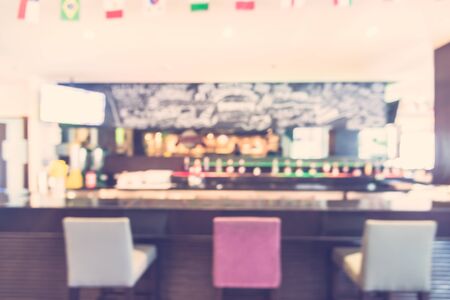 Abstract blur restaurant background - vintage filterの写真素材