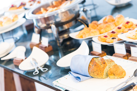 Catering buffet food - selective focus pointの写真素材