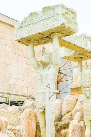 SINGAPORE - November 7: Tourists and theme park visitors Attraction in Universal Studios at Singapore on November 7, 2015 in Sentosa island, Singaporeのeditorial素材