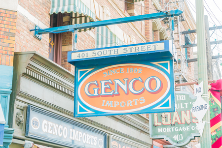 Osaka, Japan - December 1:  The theme park attractions based on the film industry at Universal Studios Theme Park in Osaka, Japan on December 1, 2015.のeditorial素材